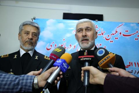 امیر رستگاری در آیین افتتاحیه بیست و یکمین همایش و نمایشگاه صنایع دریایی